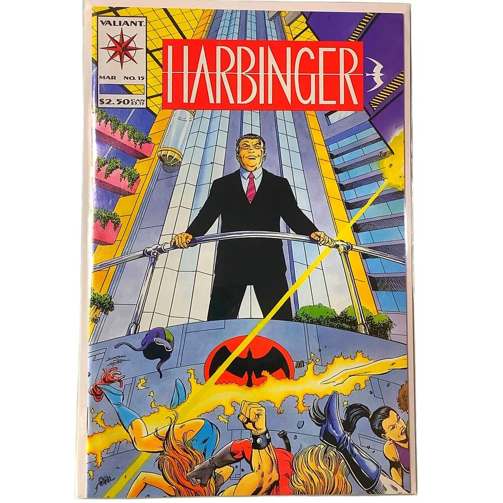 Harbinger #15, March 1993, Valiant Comics, Genre -Superhero, NM 9.4